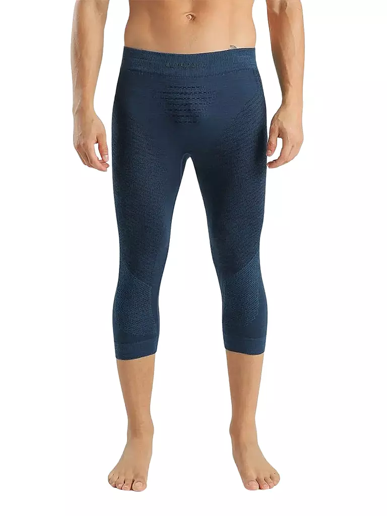 UYN | Herren Unterziehhose Fusyon Biotech Medium Merino 3/4 | blau