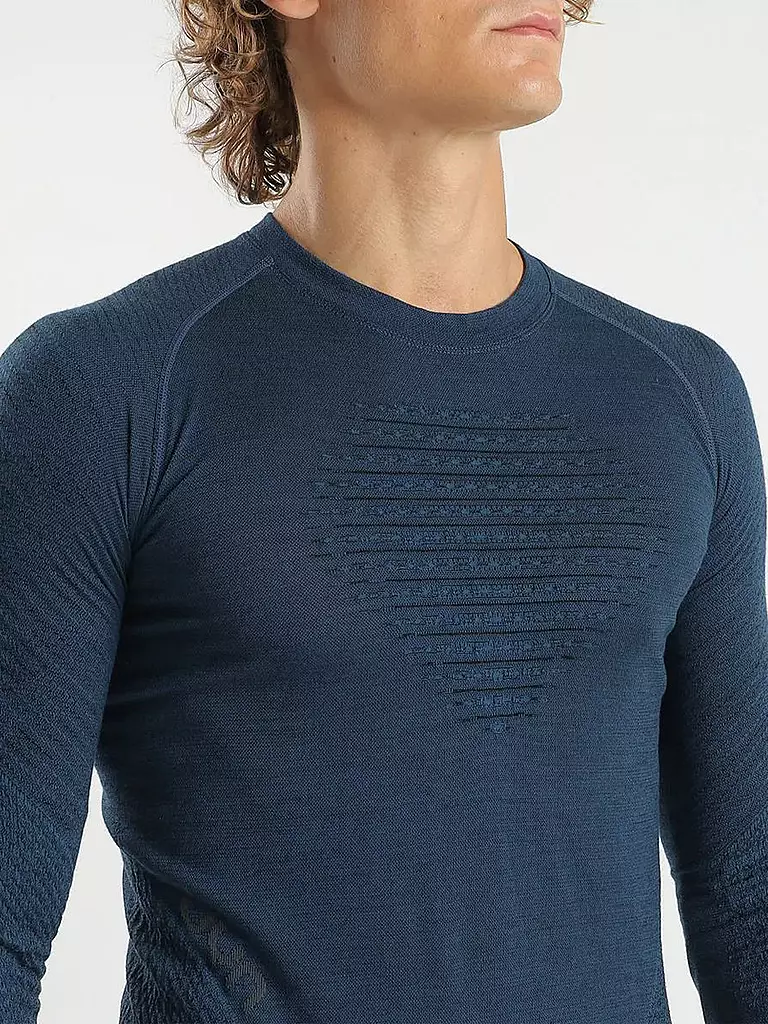 UYN | Herren Unterziehshirt Fusyon Biotech Merino | blau