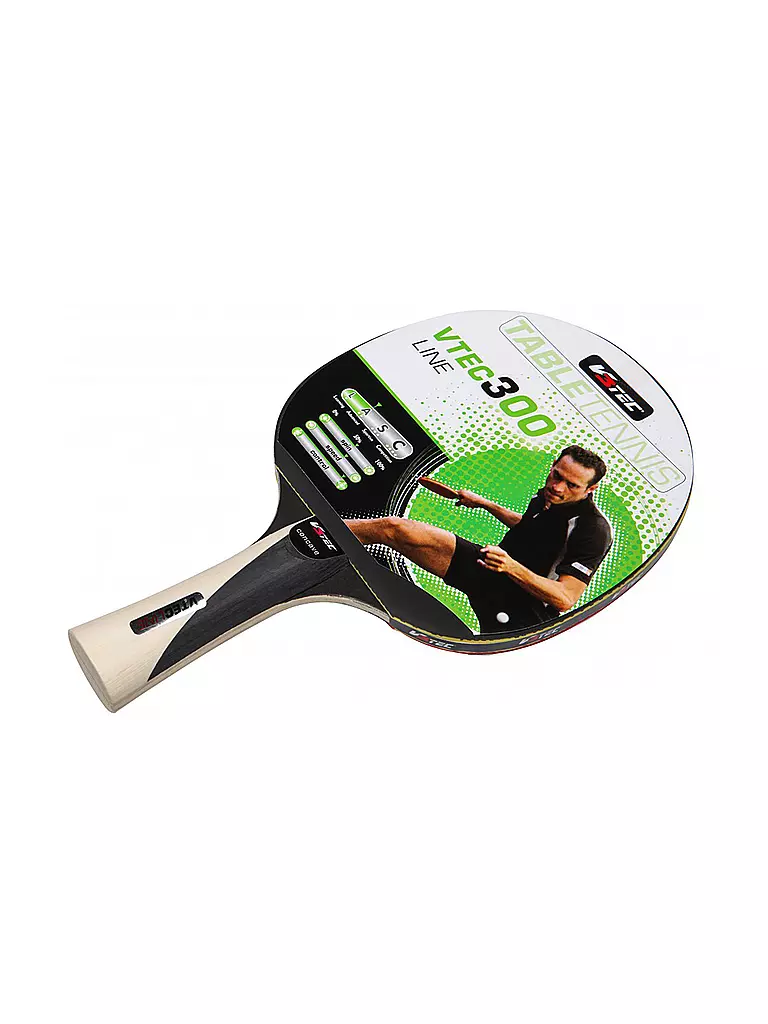 Ein Schläger Und Ein Ball Kosten 1 10 V3TEC Tischtennis Schläger VTEC 300 grün
