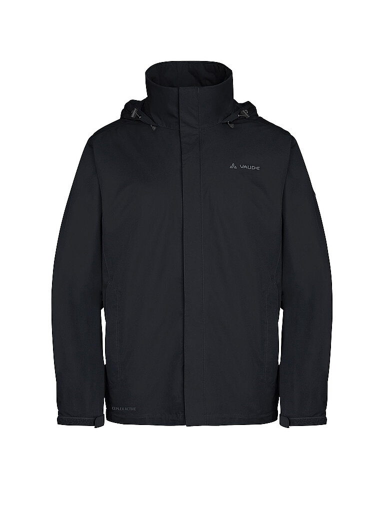 VAUDE Herren Regenjacke Escape Light schwarz | 4XL