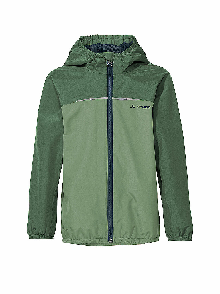 Vaude VAUDE Kinder Regenjacke Turaco III dunkelgrün | 122-128, dunkelgrün