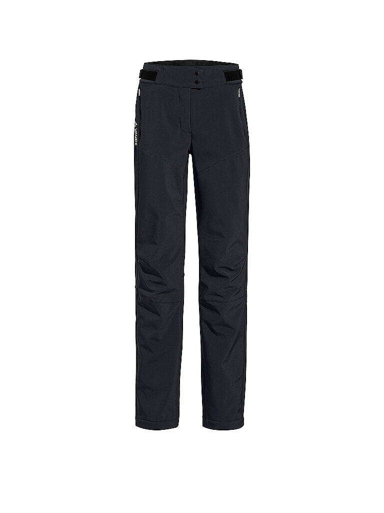 Vaude VAUDE Damen Softshell Wanderhose Elope schwarz | 38, schwarz