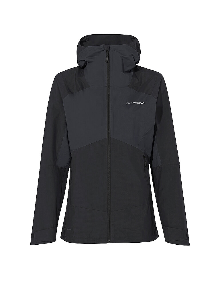 Vaude VAUDE Damen Wanderjacke Simony 2.5L Hoodie schwarz | 34, schwarz