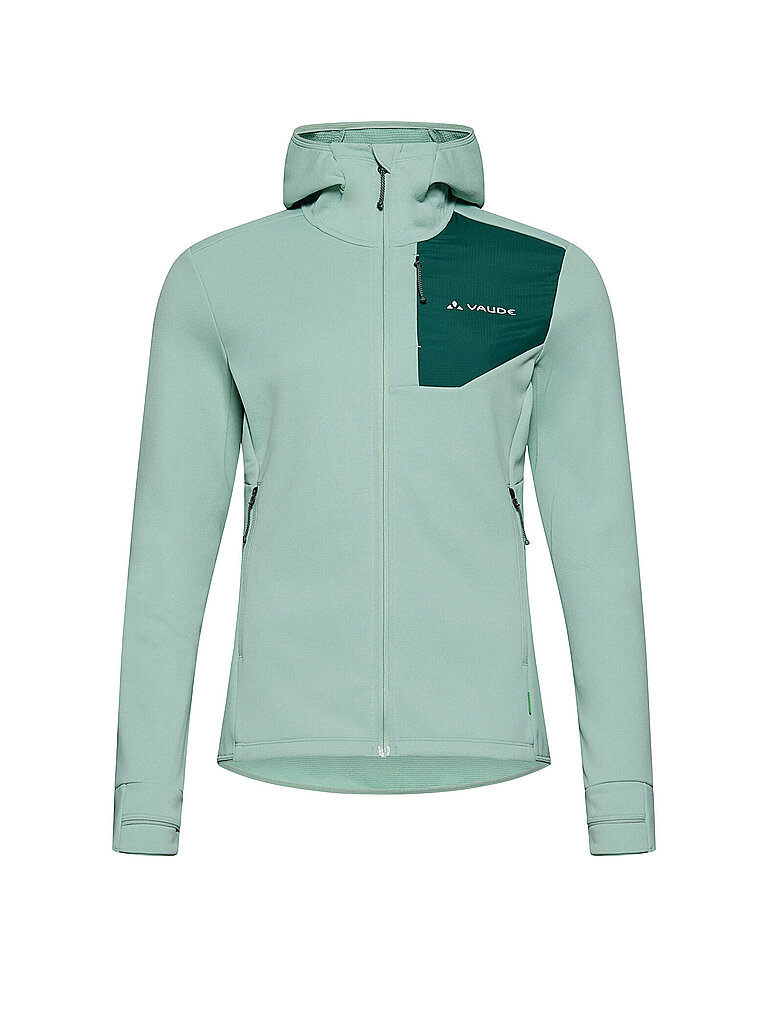 VAUDE Damen Fleecejacke Monviso III Hoodie hellgrün | 36