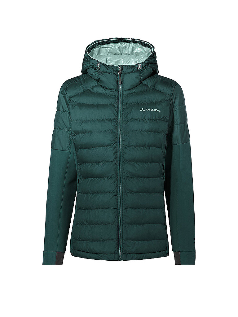 Vaude VAUDE Damen Hybridjacke Elope Thermo Hoodie dunkelgrün | 34, dunkelgrün