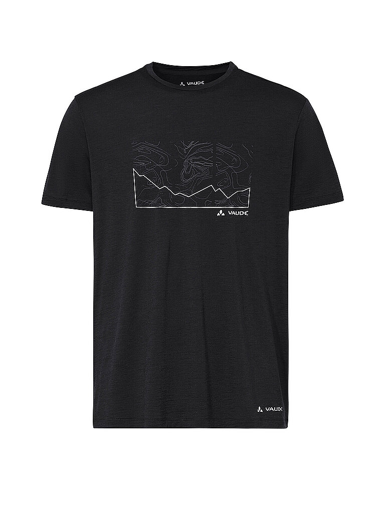 Vaude VAUDE Herren Funktionsshirt Tekoa Wool schwarz | M, schwarz