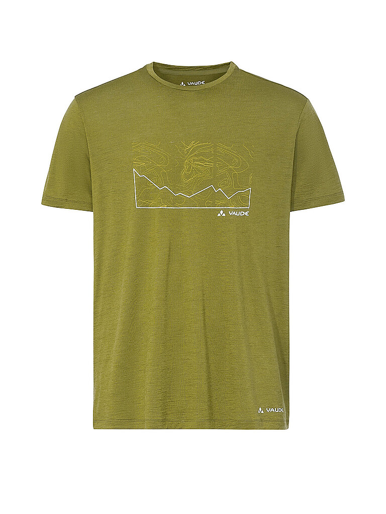 Vaude VAUDE Herren Funktionsshirt Tekoa Wool olive | M, olive