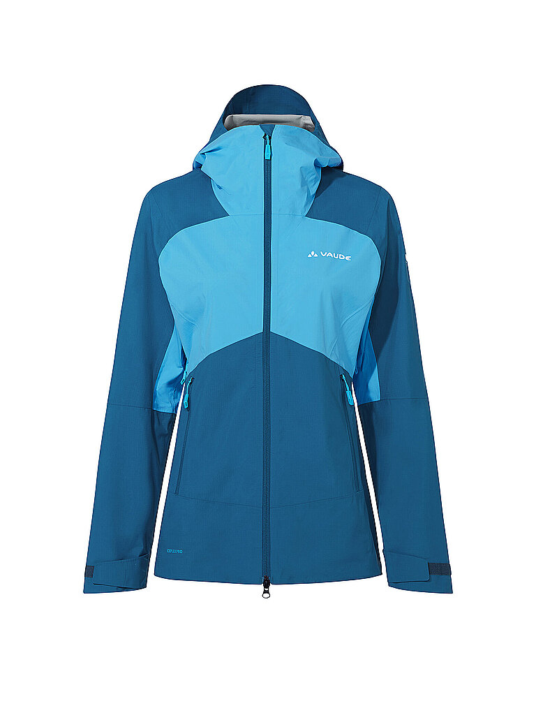 Vaude VAUDE Damen Wanderjacke Simony 2.5L Hoodie dunkelblau | 40, dunkelblau