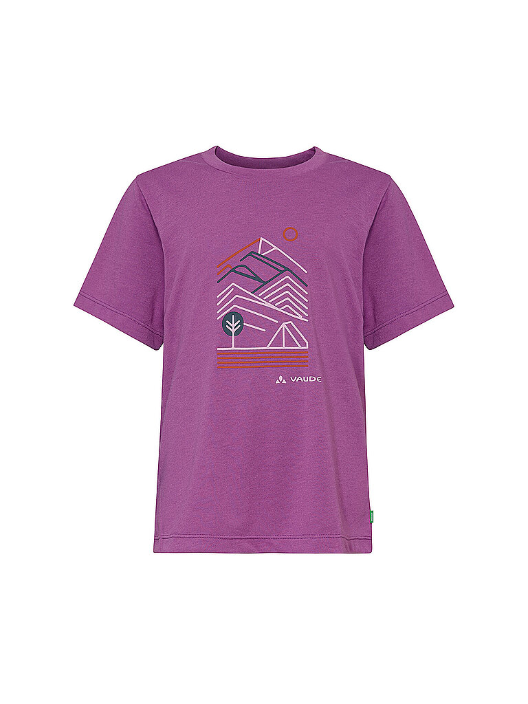 VAUDE Kinder T-Shirt Rokua Fun UV lila | 122-128