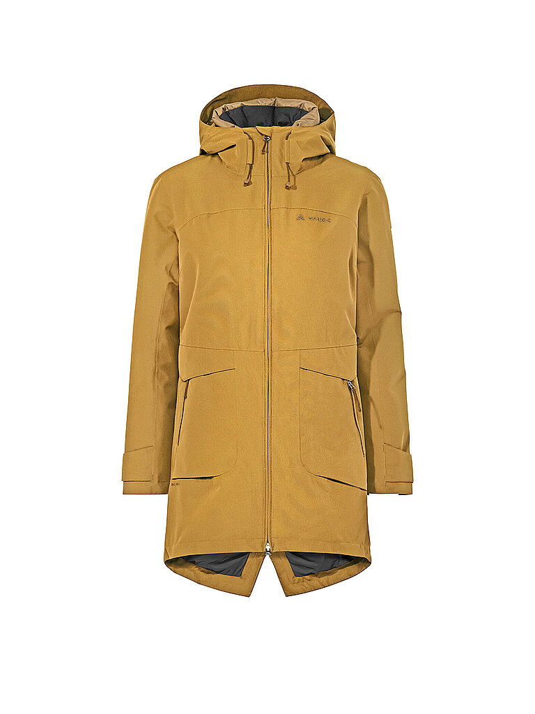 Vaude VAUDE Damen Winterparka Skomer Winter III Hoodie hellbraun | 38, hellbraun