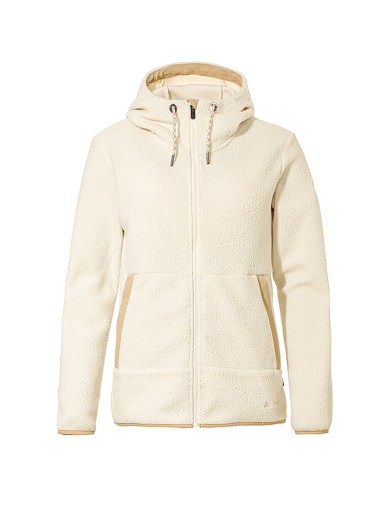 Vaude VAUDE Damen Fleecejacke Manukau II Hoodie creme | 44, creme
