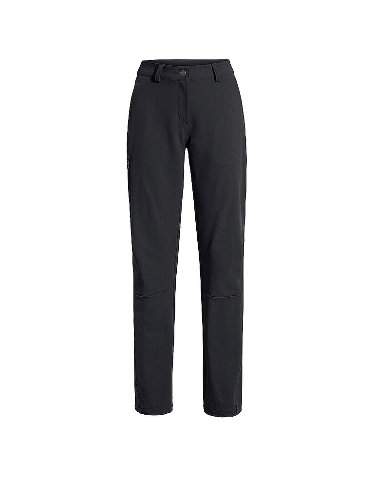 VAUDE Damen Wanderhose Strathcona II schwarz | 40 (lang)