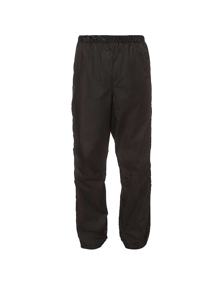 Vaude VAUDE Herren Regenhose Fluid II Full-Zip schwarz | S, schwarz
