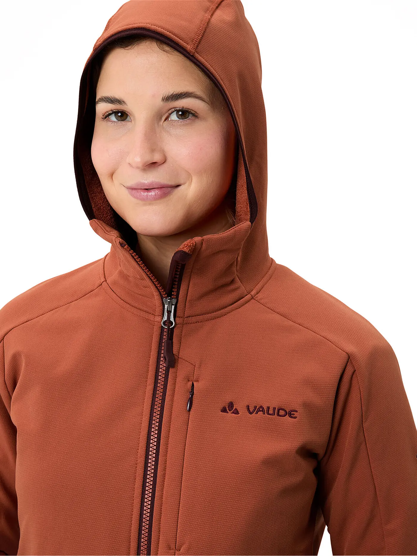 VAUDE | Damen Fleecejacke Elope Stormfleecec Hoodie | orange