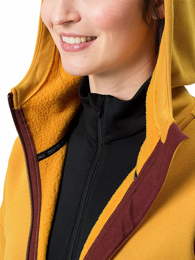 VAUDE | Damen Fleecejacke Mineo Hoodie | senf