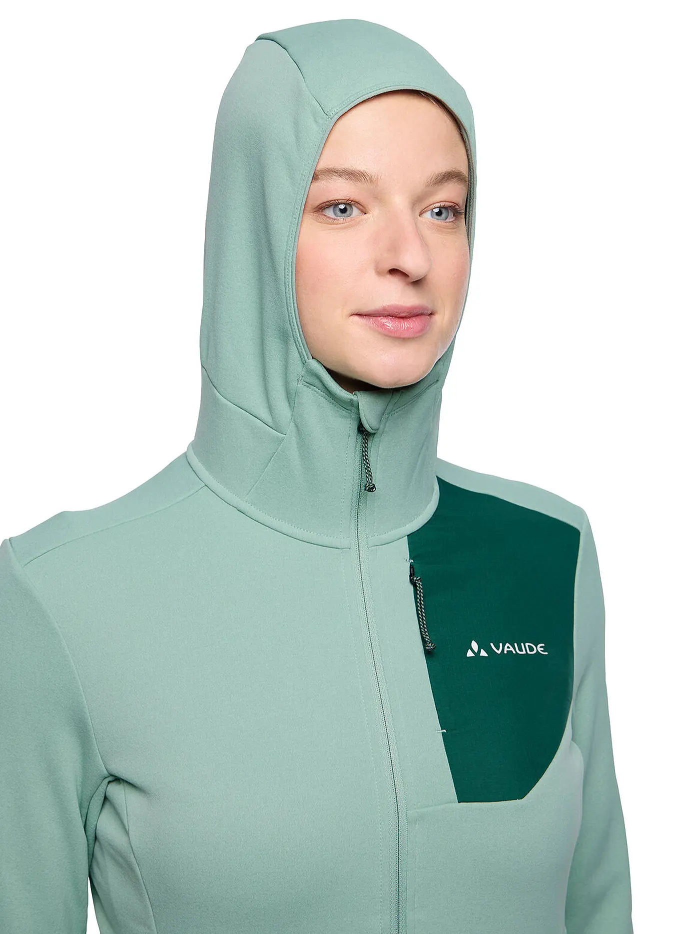 VAUDE | Damen Fleecejacke Monviso III Hoodie | hellgrün