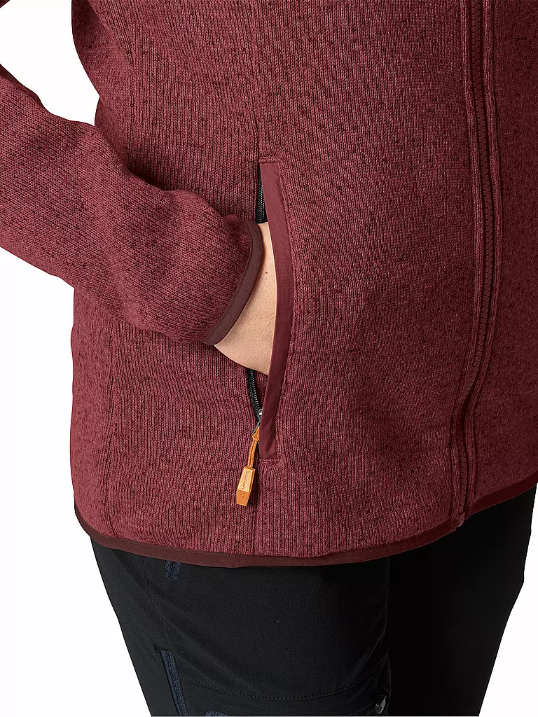 VAUDE | Damen Fleecejacke Rienza IV | dunkelrot