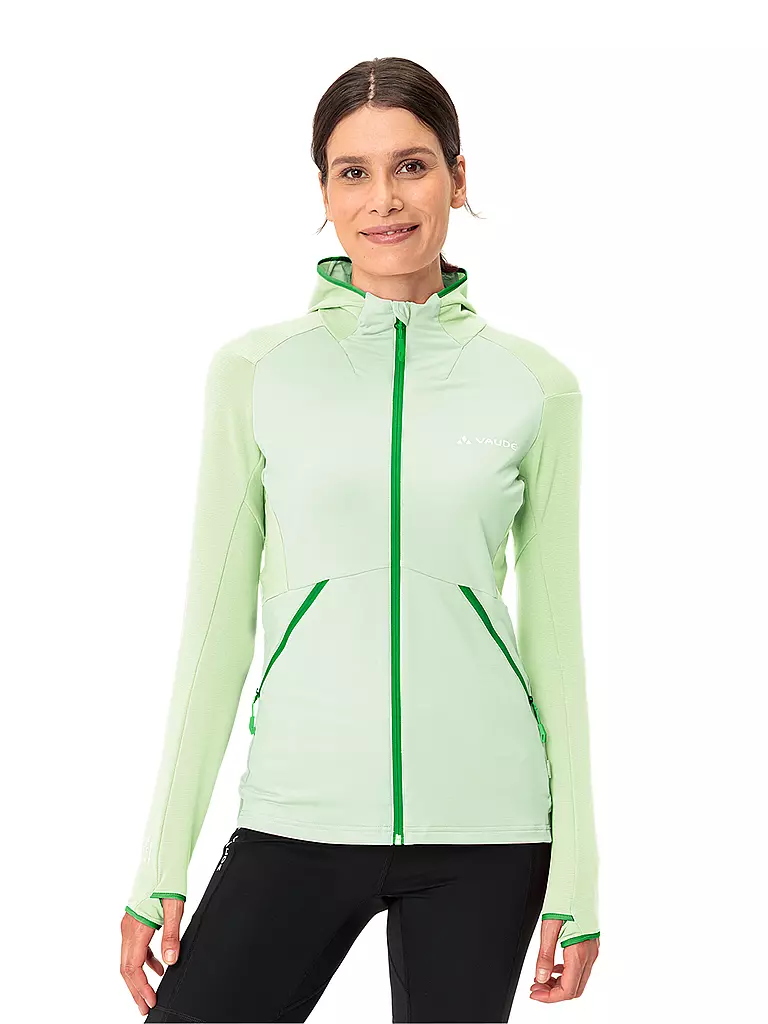 VAUDE | Damen Fleecejacke Scopi Hoodie | hellgrün