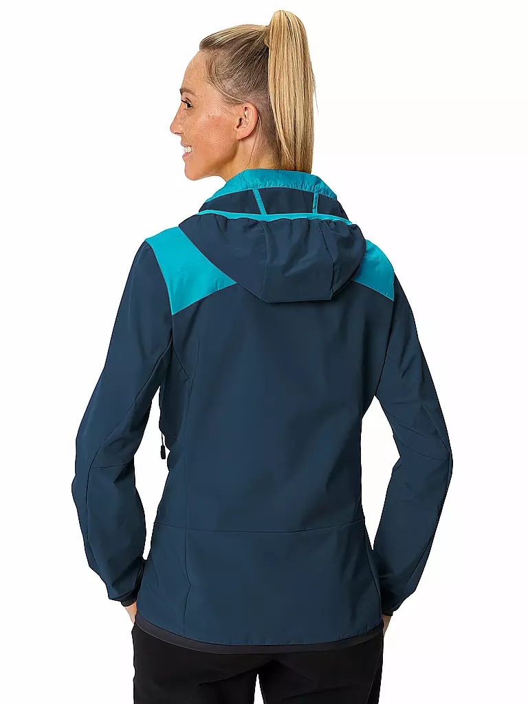 VAUDE | Damen Hybrid Softshelljacke Brenva  | türkis