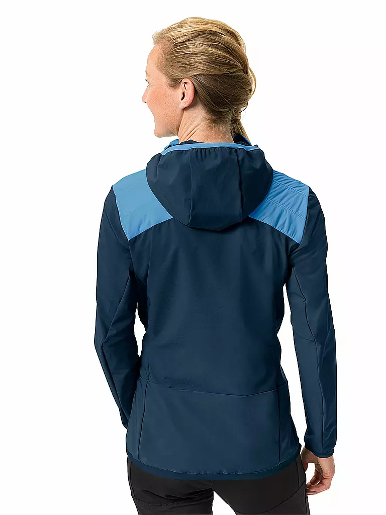 VAUDE | Damen Hybrid Softshelljacke Brenva  | dunkelblau