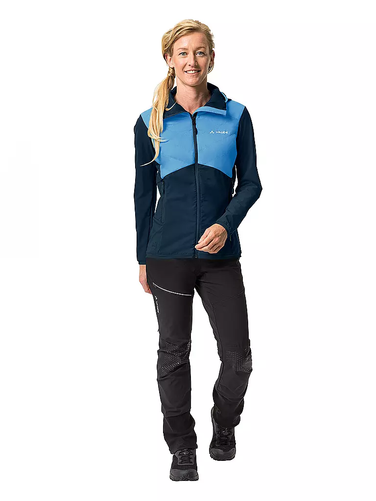 VAUDE | Damen Hybrid Softshelljacke Brenva  | dunkelblau