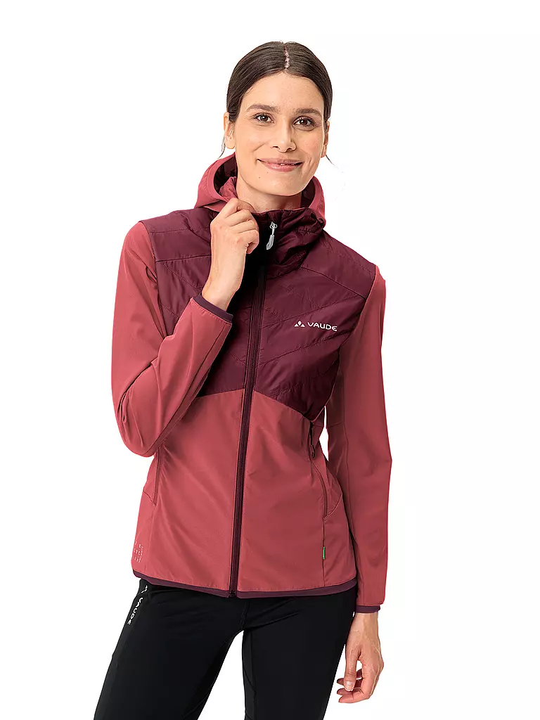 VAUDE | Damen Hybridjacke Brenva Hoodie | dunkelblau