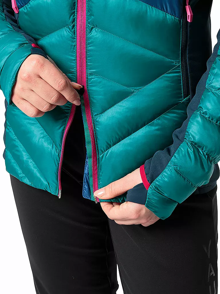 VAUDE | Damen Hybridjacke Sesvenna Pro Hoodie | dunkelblau
