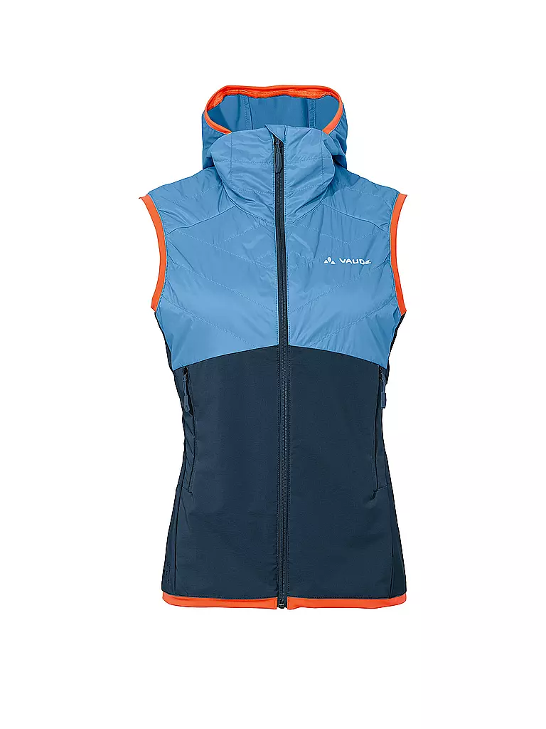 VAUDE | Damen Hybridweste Brenva Hoodie | dunkelblau