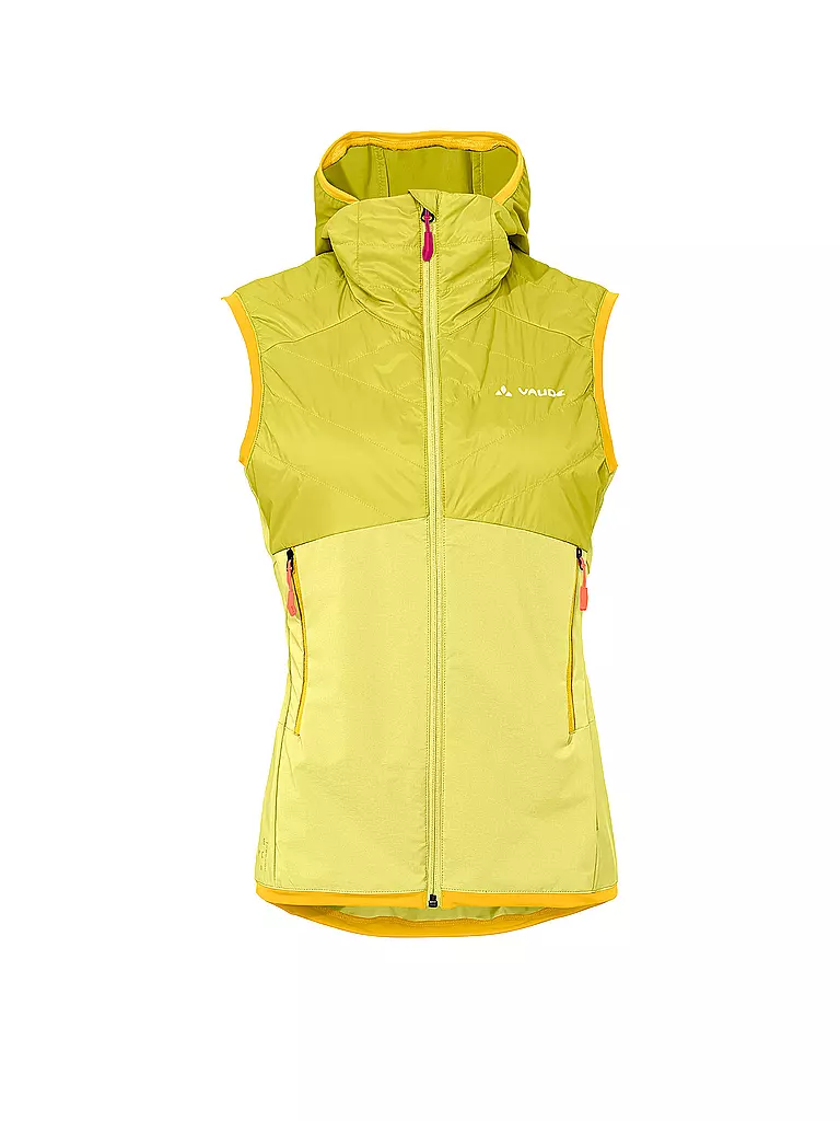 VAUDE | Damen Hybridweste Brenva Hoodie | gelb