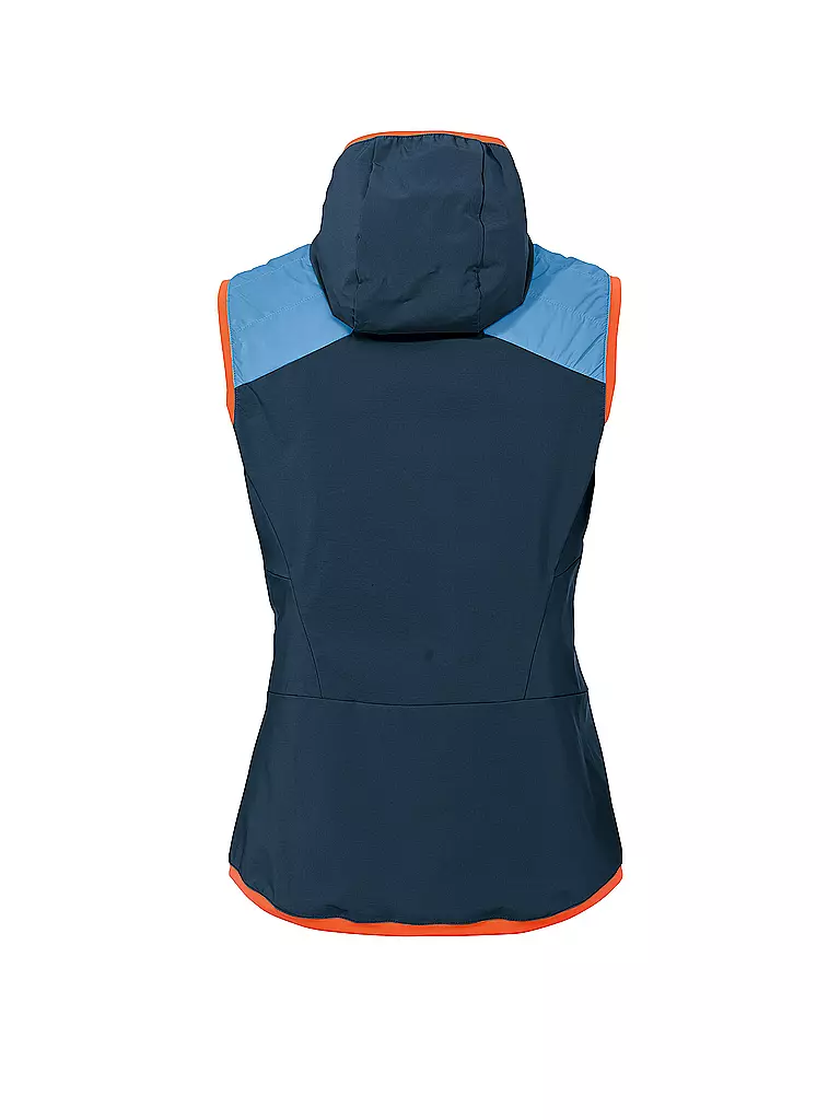 VAUDE | Damen Hybridweste Brenva Hoodie | dunkelblau