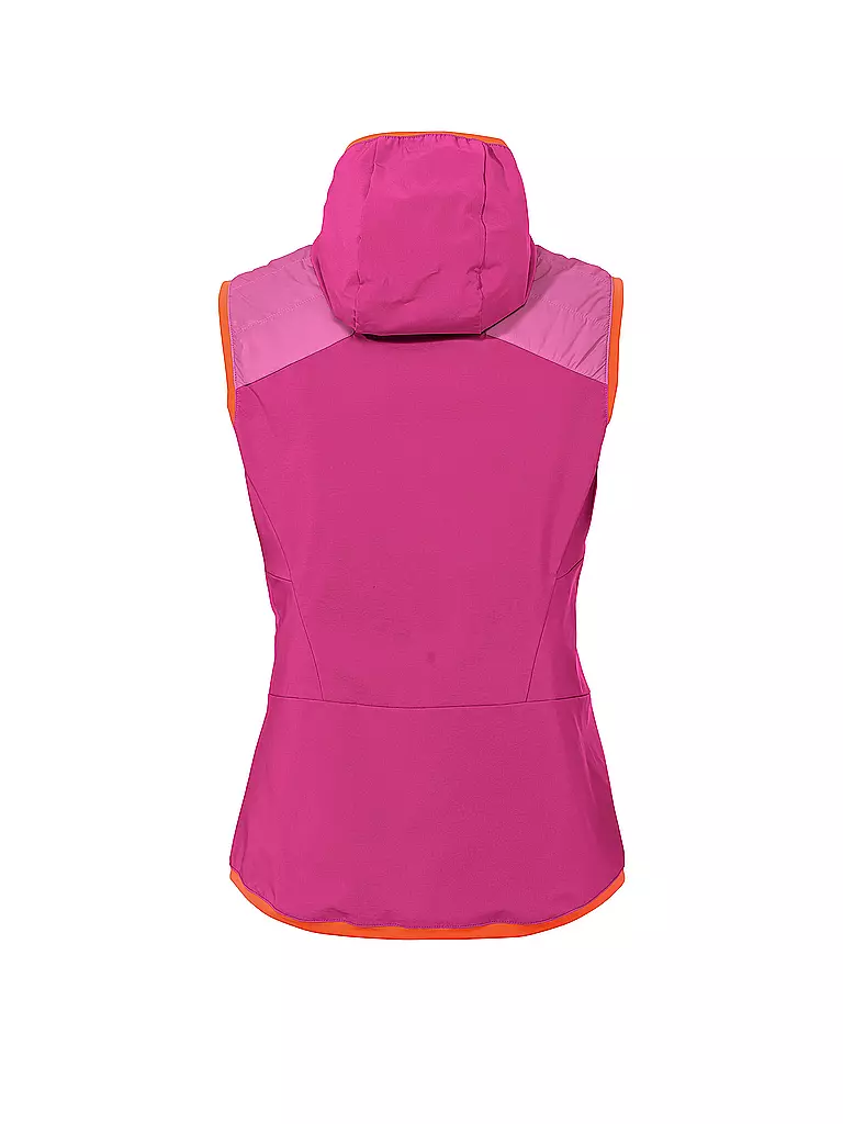 VAUDE | Damen Hybridweste Brenva Hoodie | pink