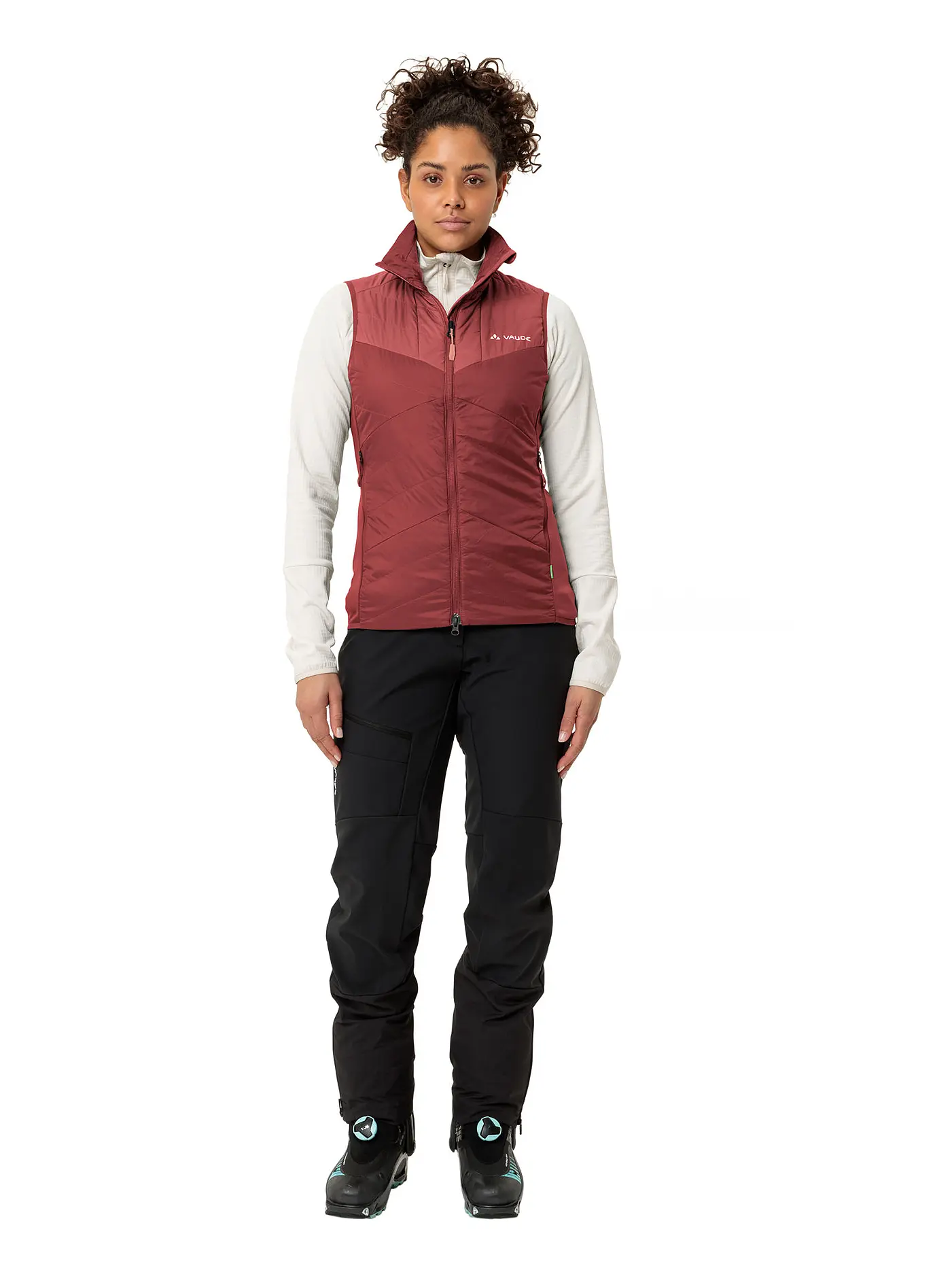 VAUDE | Damen Isoweste Sesvenna  | dunkelrot