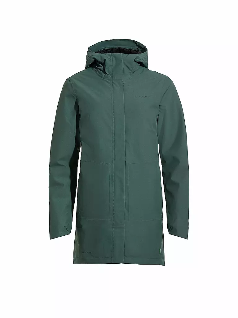 VAUDE | Damen Parka Cyclist Padded | dunkelgrün