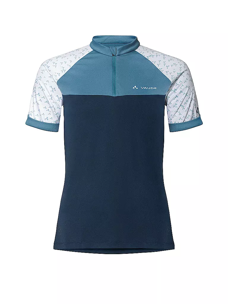 VAUDE Damen Radtrikot Ledro Print HZ dunkelblau