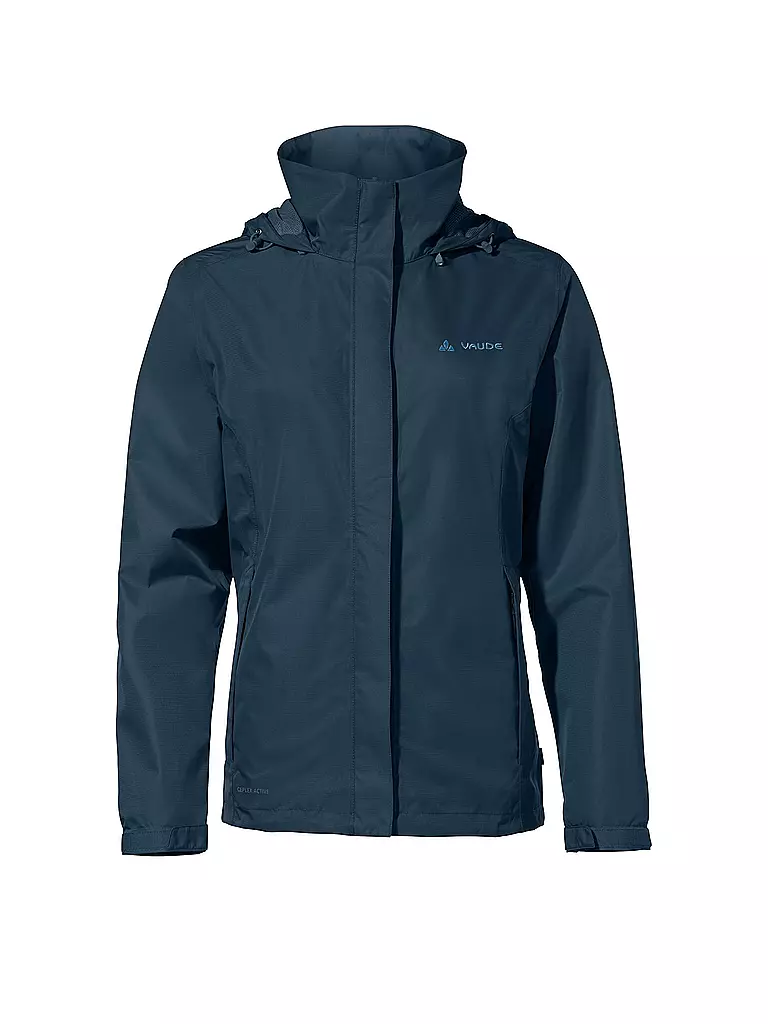 VAUDE | Damen Regenjacke Escape Light 2L Hoodie | dunkelblau