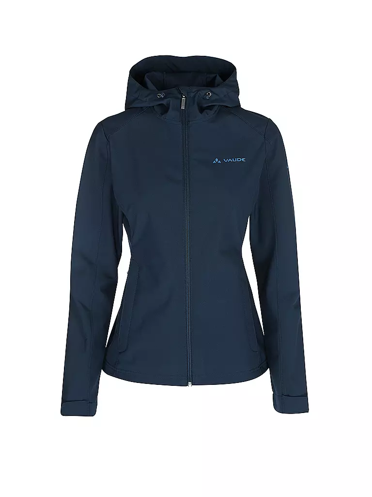 VAUDE | Damen Softshelljacke Stilaro Hoodie | dunkelblau