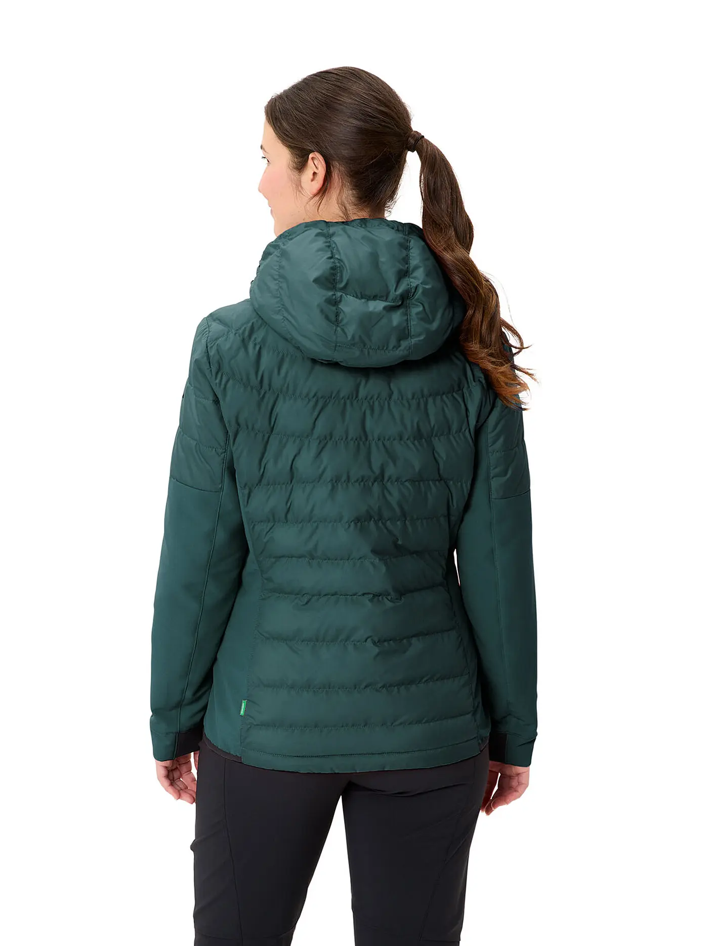 VAUDE | Damen Touren Hybridjacke Elope  Thermo Hoodie | dunkelgrün
