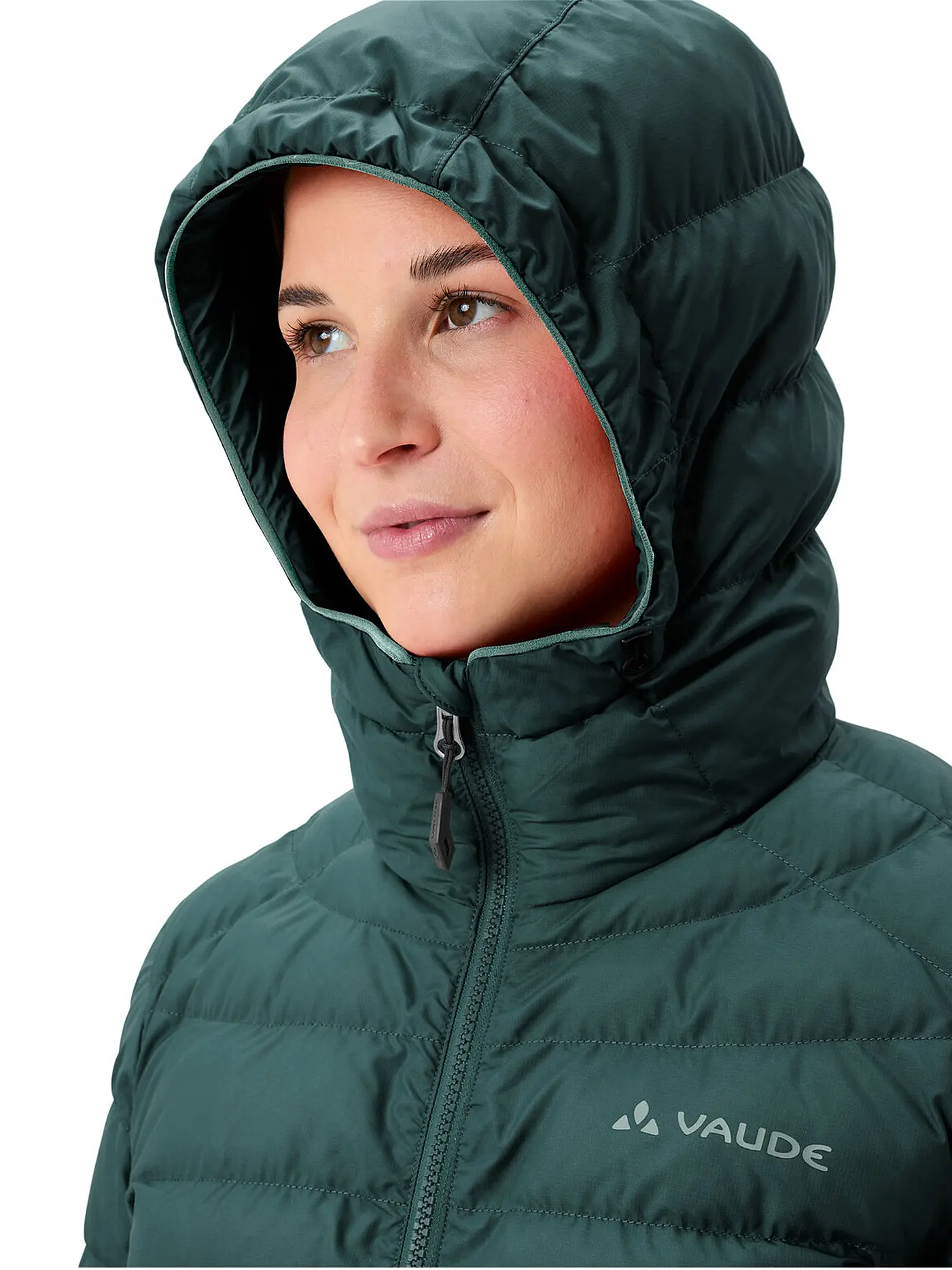 VAUDE | Damen Touren Hybridjacke Elope  Thermo Hoodie | dunkelgrün