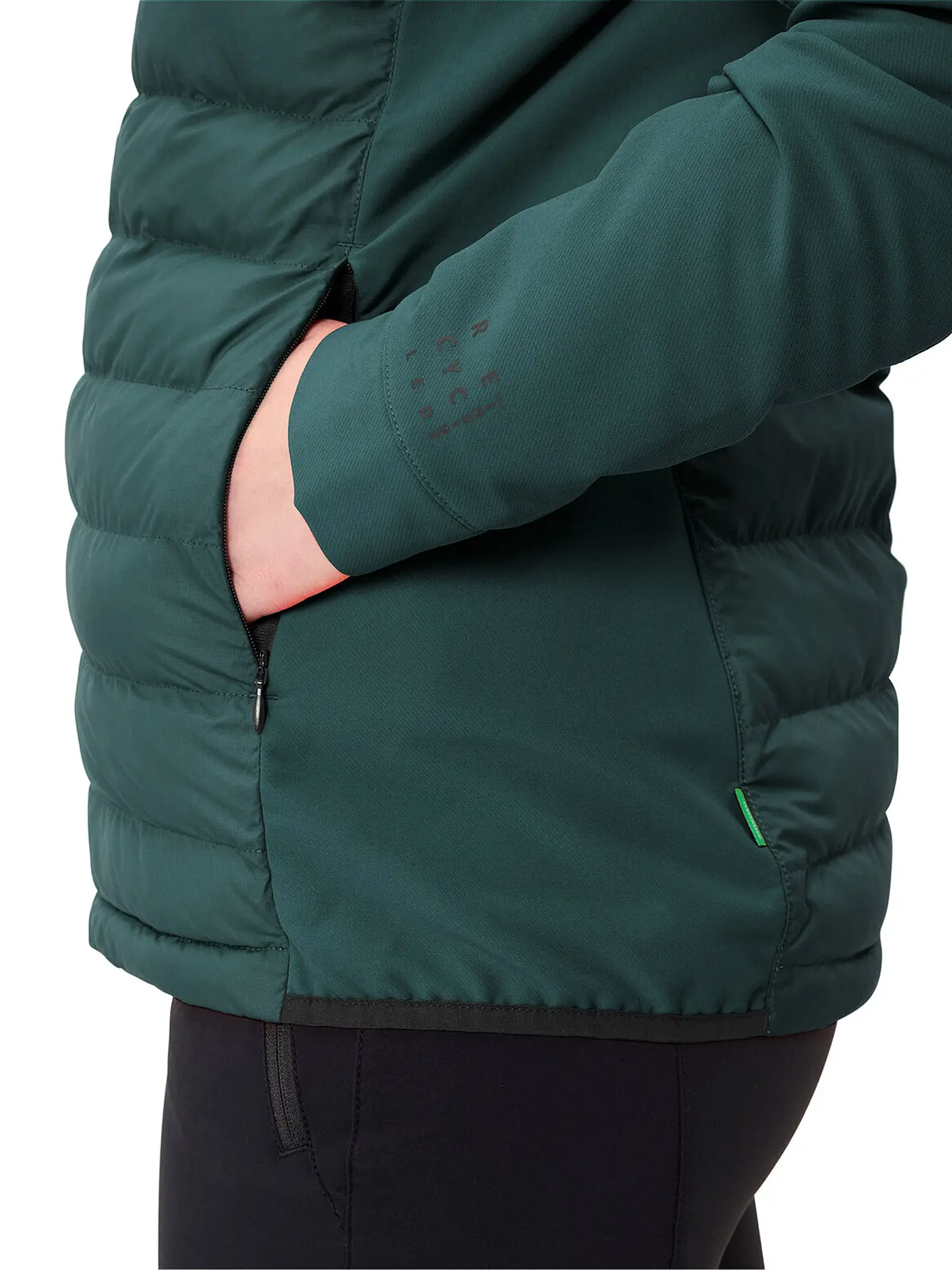 VAUDE | Damen Touren Hybridjacke Elope  Thermo Hoodie | dunkelgrün