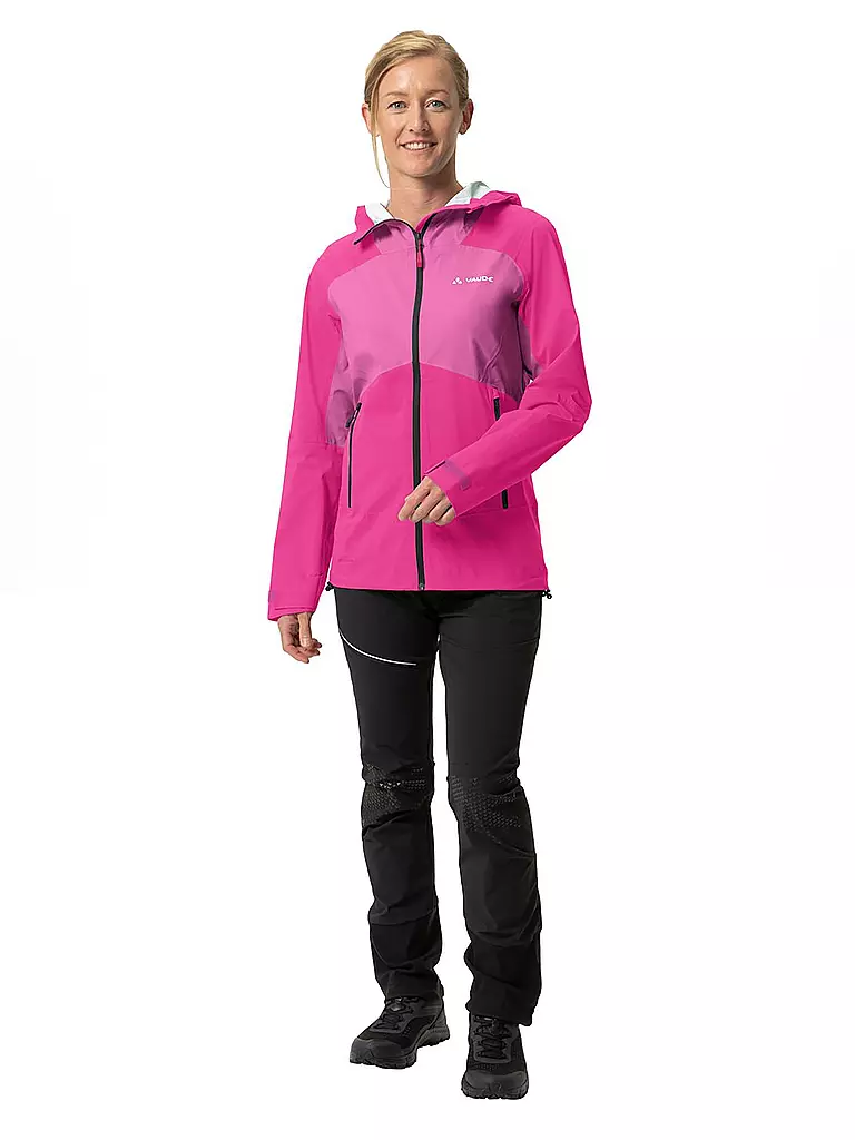 VAUDE | Damen Touren Regenjacke Simony IV 2,5-Lagen | pink