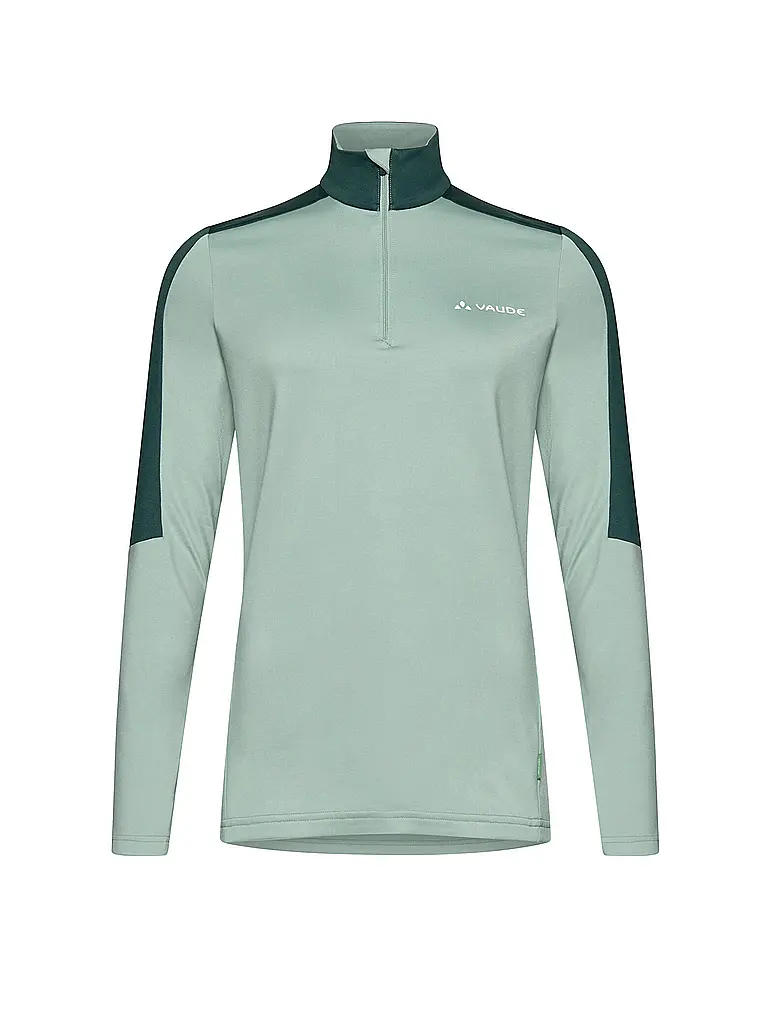 VAUDE | Damen Tourenshirt Livigno mit Zip | hellgrün