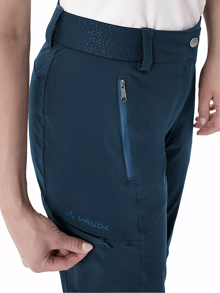 VAUDE | Damen Wanderhose  Farley Stretch ZipOff | dunkelblau