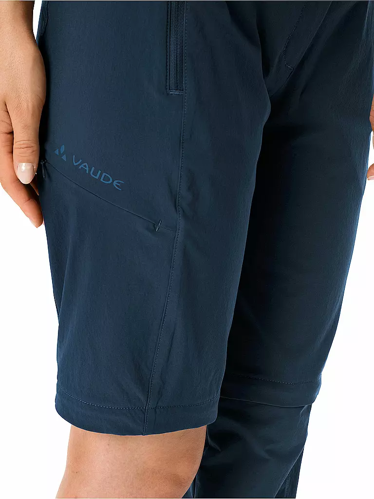 VAUDE | Damen Wanderhose  Farley Stretch ZipOff | dunkelblau