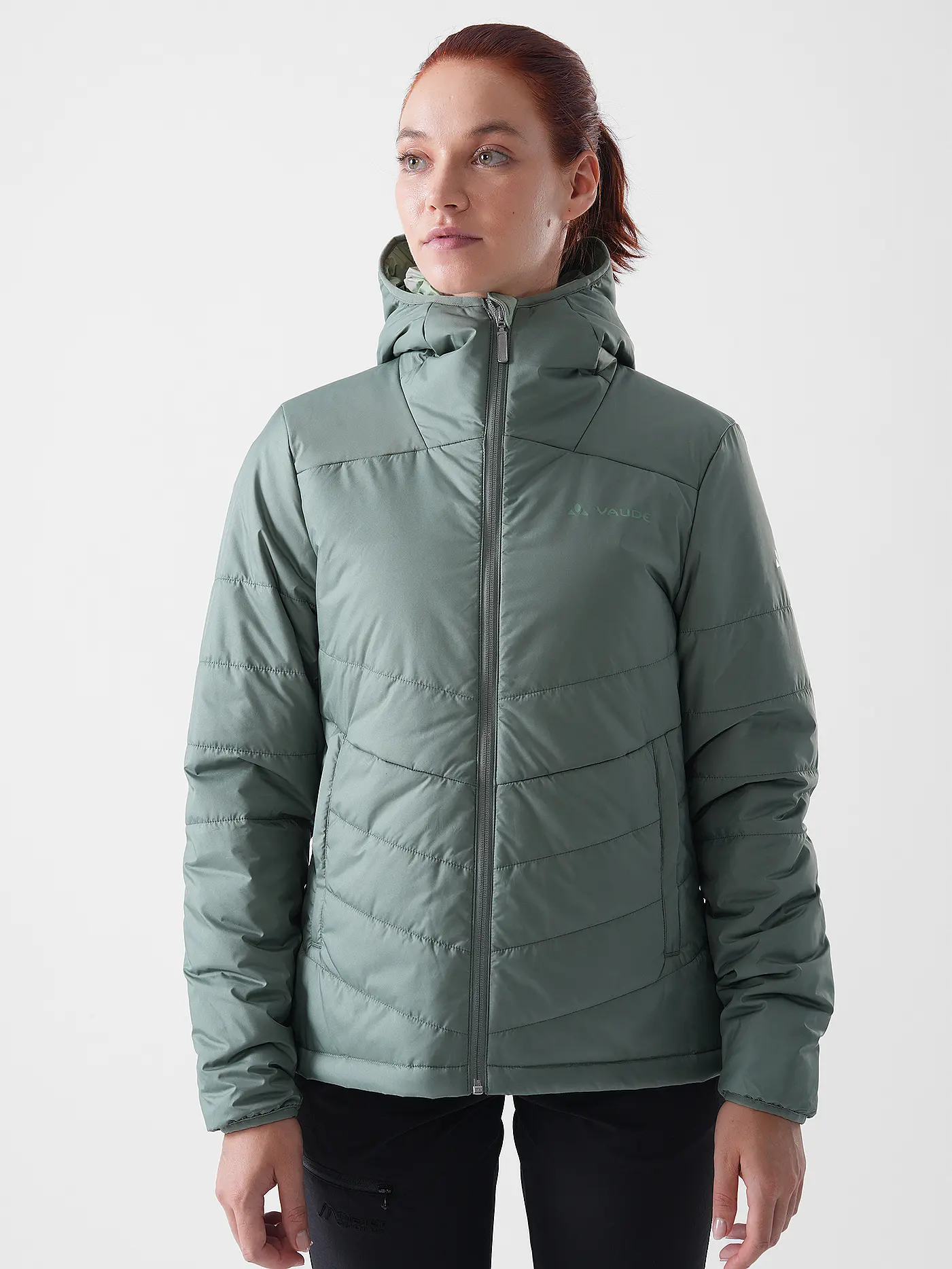 VAUDE | Damen Wanderjacke Livia Hoodie | hellgrün