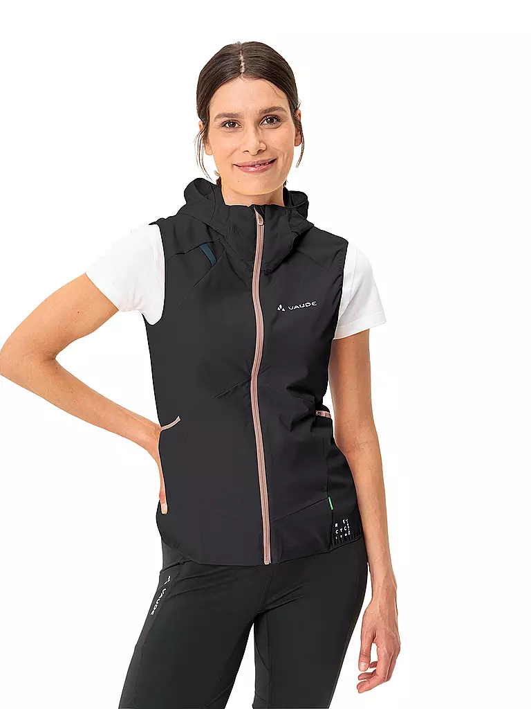 VAUDE | Damen Weste Scopi Hoodie | schwarz