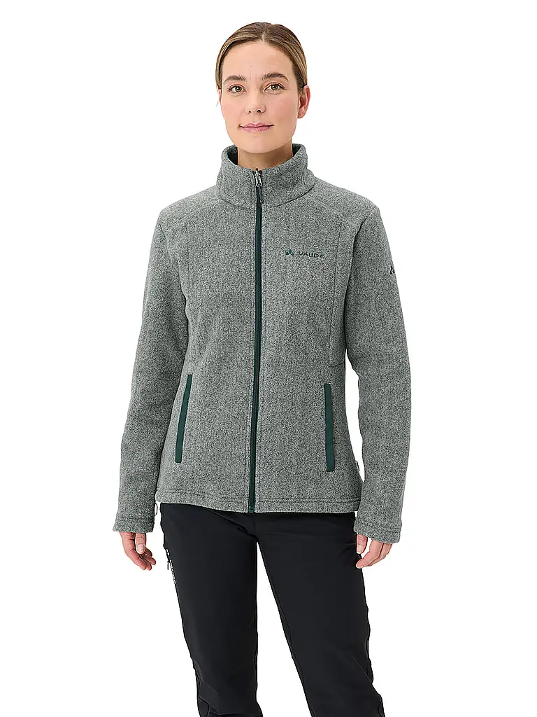 VAUDE | Damen Winterparka Idris 3-in-1 Hoodie | dunkelgrün