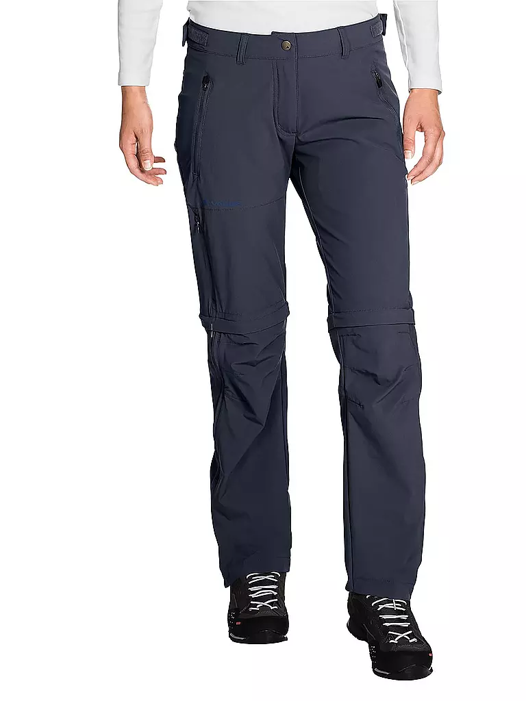 VAUDE | Damen ZipOff Hose Farley Stretch  | blau