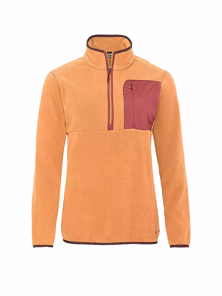 VAUDE | Damen Zipshirt Rosemoor Fleece | orange