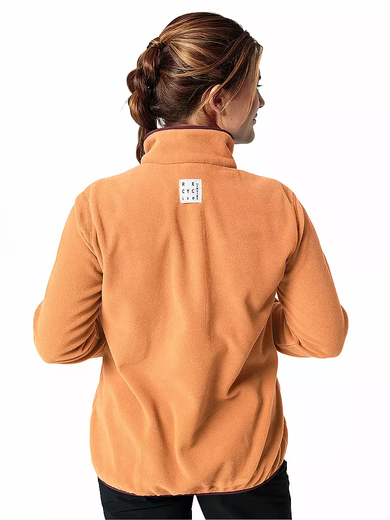 VAUDE | Damen Zipshirt Rosemoor Fleece | orange