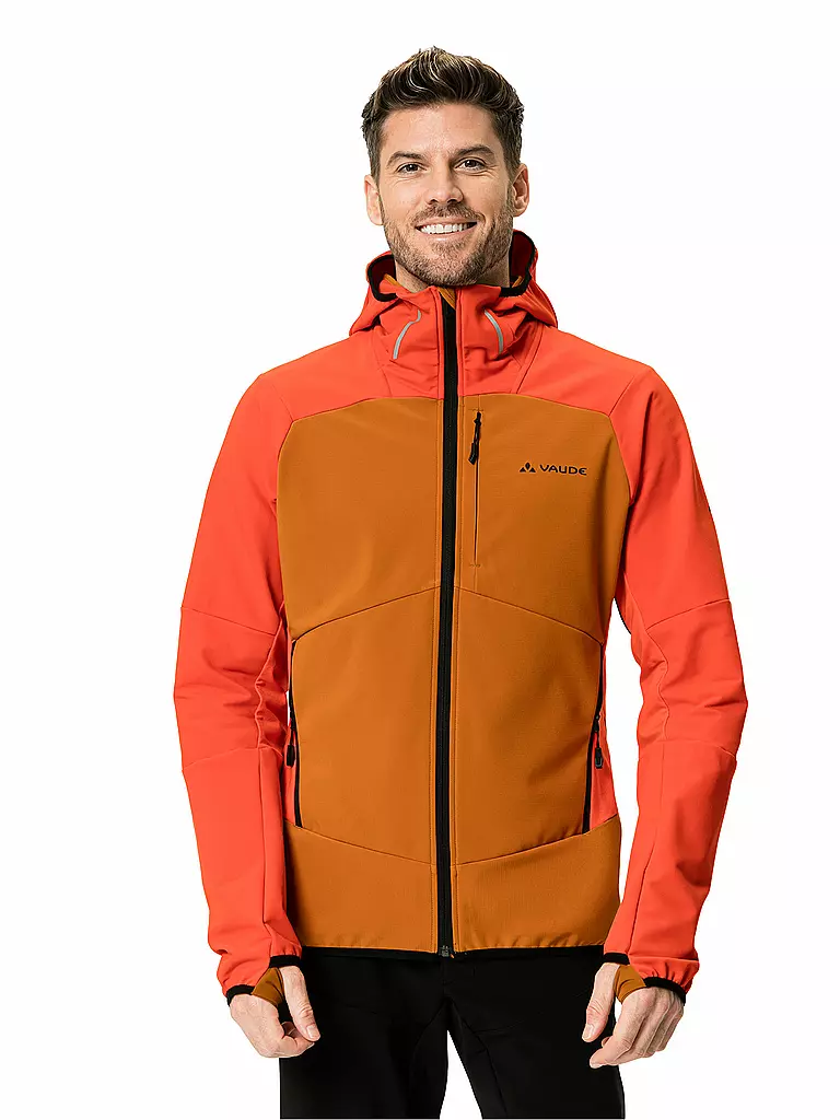 VAUDE | Herren Softshelljacke Larice Hoodie | rot